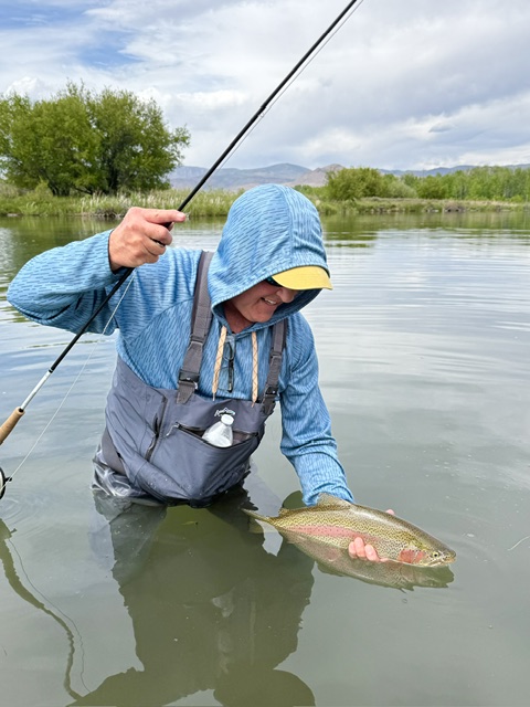 Fly fishing on Silver Creek Idaho